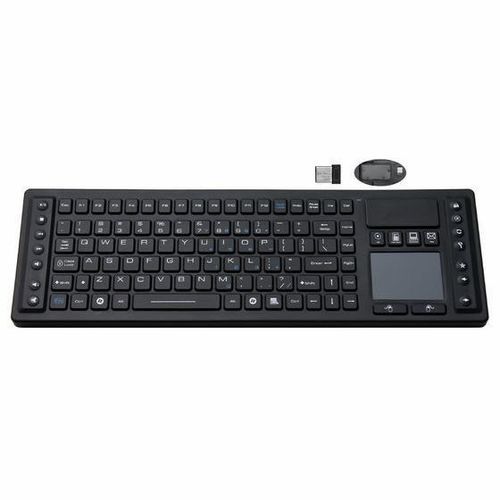 Teclado internacional - P-WL40TP - PAC Technology - con alfombrilla táctil / de caucho de silicona / higiénico