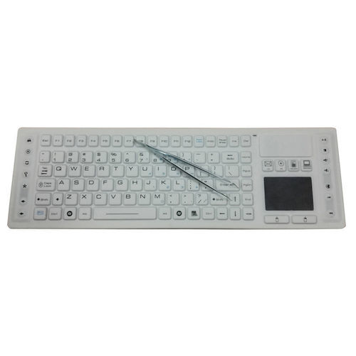 Teclado con alfombrilla táctil - P-WL04TP - PAC Technology - internacional / con puntero / de caucho de silicona