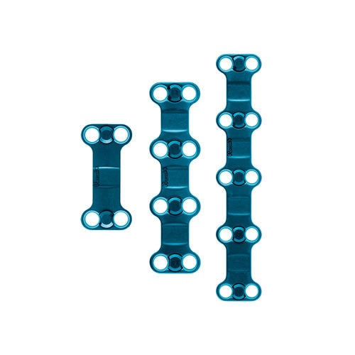 Placa de artrodesis cervical - ACAP series - Aero Medical - de titanio / 1 nivel / 3 niveles