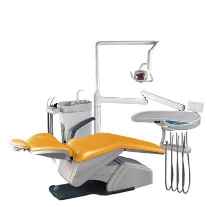 Unidad dental con sillón eléctrico - TK-660C - TENKO MEDICAL SYSTEM CORP - con portainstrumentos / con luz