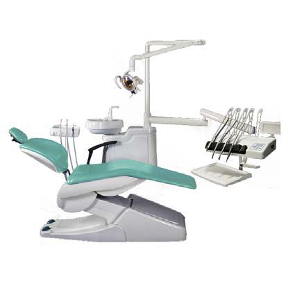 Unidad dental con sillón eléctrico - TK-670H - TENKO MEDICAL SYSTEM CORP - con portainstrumentos