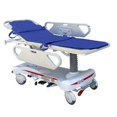 Carro camilla de transporte - TK-T204A - TENKO MEDICAL SYSTEM CORP - hidráulico / de 3 secciones