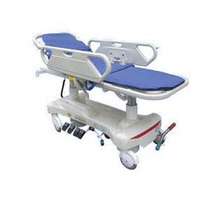 Carro camilla de transporte - TK-T205A - TENKO MEDICAL SYSTEM CORP - eléctrico / de 2 secciones