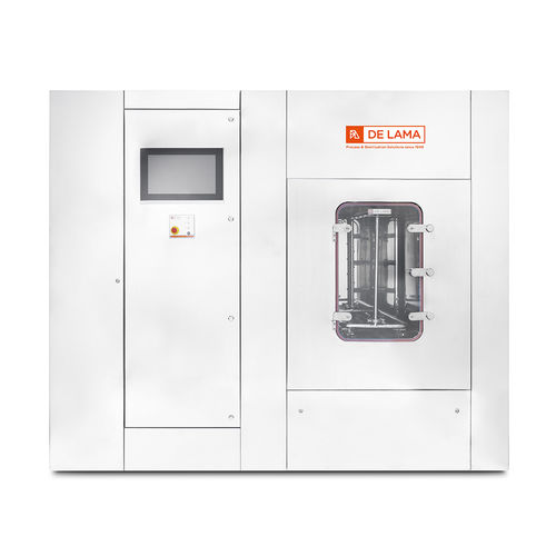 Lavadora desinfectadora para la industria farmacéutica - DLWM  - De Lama - de pie / automática / de carga frontal
