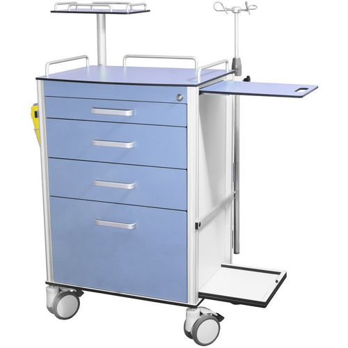Carro de emergencia - MODO - Egerton - quirúrgico / médico / para desfibrilador