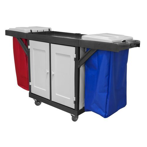 Carro para bolsas médico - AURA - Egerton - de transporte / para lavandería / con estante