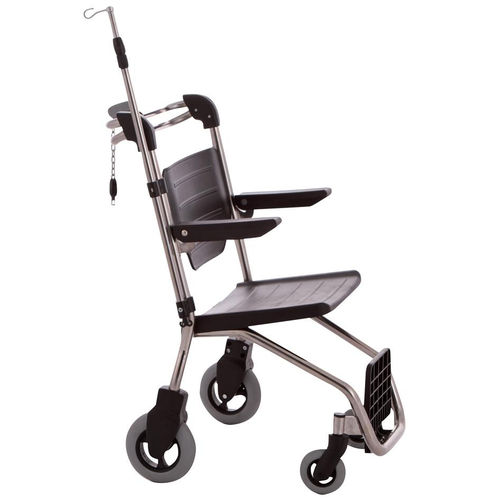Silla de traslado de pacientes de interior - QUATTRO - Egerton - de exterior / con ruedas / con reposapiernas