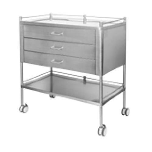 Carro médico - JT3090  - Juvo Solutions - de uso general / para apósitos / de acero inoxidable