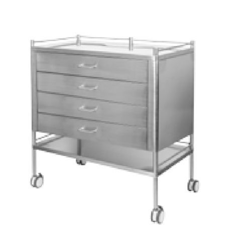 Carro médico - JT4090 - Juvo Solutions - de uso general / para apósitos / de acero inoxidable