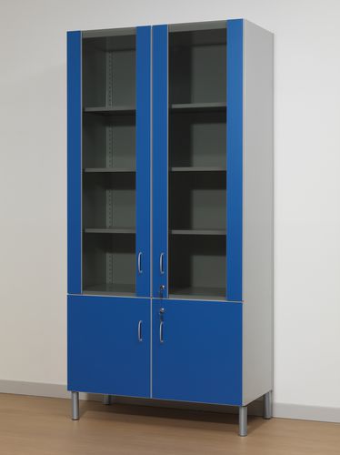 Armario de hospital - Missaglia Spa - con estante / con 4 puertas