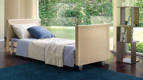 Cama para asistencia domiciliaria - ALZHEIMER ABBRACCIO - Missaglia Spa - médica / eléctrica / de altura regulable