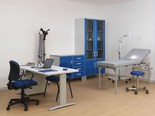 Armario de hospital - Missaglia Spa - con estante / con puerta / 4 cajones