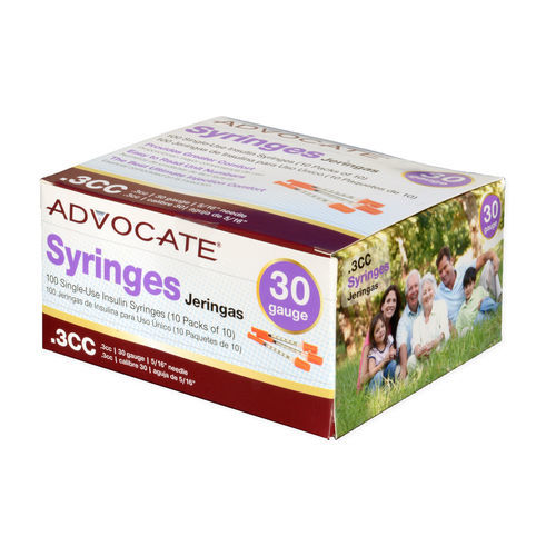Jeringa de insulina - Pharma Supply - desechable