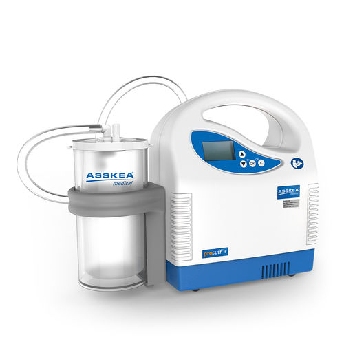 Aspirador quirúrgico con batería - PROWOUND® S - ASSKEA - para drenaje quirúrgico y desbridamiento / portátil