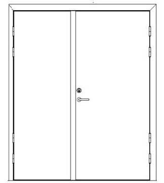 Puerta para radioterapia - UD series - BETA AntiX - corredera / abatible / de acero inoxidable