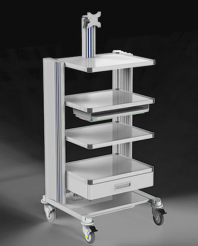 Carro médico - ENDO - Weiko - para endoscopia / para aparato / de aluminio