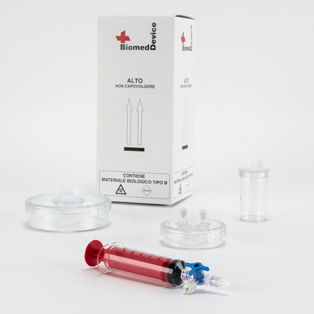 Jeringa para la medicina estética - TS30 - Biomed Device s.r.l. - para plasma rico en plaquetas / con pulverizador