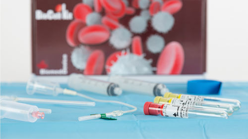 Kit de colección de sangre - PPK 3 - Biomed Device s.r.l. - para extracción de PRP / con set de soportes para tubos