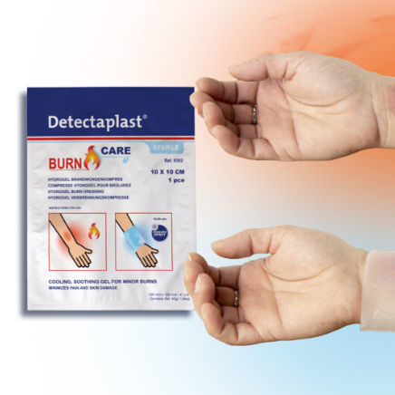 Apósito para quemaduras estéril - 9304 - Detectaplast