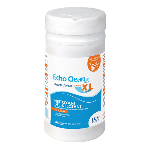 Toallita limpiadora para suelos y superficies - ECHO CLEAN XL - EDM Imaging - lote de 200