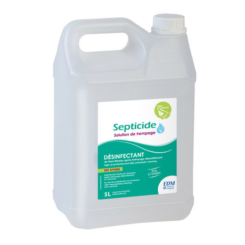 Desinfectante para instrumental quirúrgico - SP5000 - EDM Imaging - líquido / 5000 mL / a base de glutaraldehído