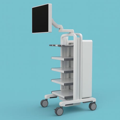 Carro médico - MEDION-Ⅲ Standard - Fuji Flex - para endoscopia / móvil