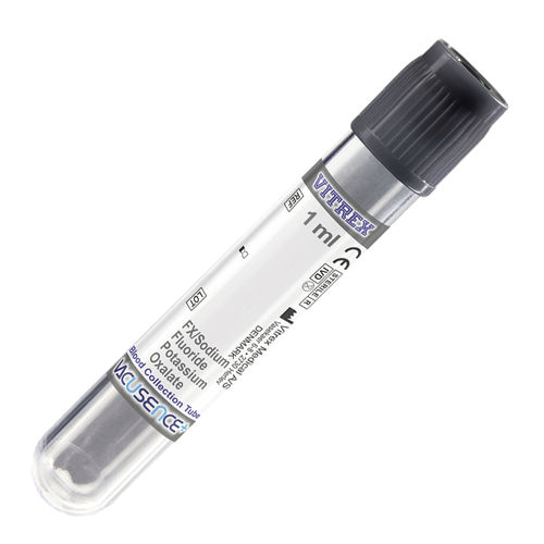 Tubo de extracción de laboratorio - 111401+ - GBUK Group - cilíndrico / de sangre / de PET