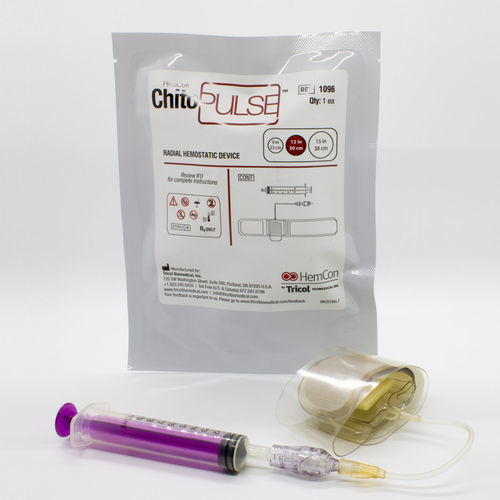 Dispositivo de compresión arterial radial - ChitoPulse™ - Tricol Biomedical