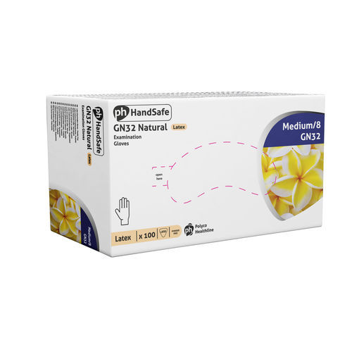 Guante de látex - GN32 - Polyco Healthline - médico / sin polvo / no estéril