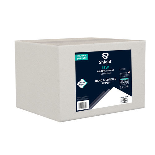 Toallita limpiadora para suelos y superficies - ISW - Polyco Healthline - para la higiene de las manos / lote de 100