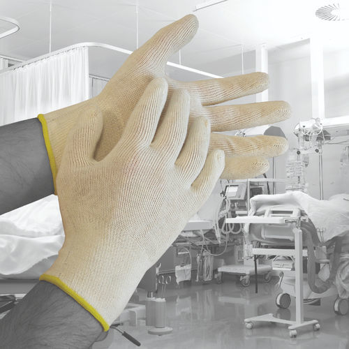 Guante médico - Cotton® - Polyco Healthline - S / L / caja de 10