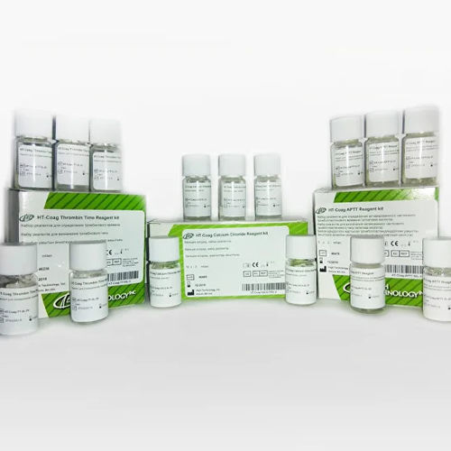 Kit de reactivos en solución - HTI Medical Inc. - de control de calidad / para el análisis de la coagulación / de fibrinógeno