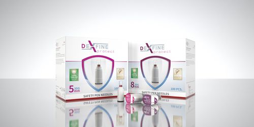 Aguja de inyección de insulina - DEXFINE protect - IME-DC - estériles / de seguridad / tipo bolígrafo