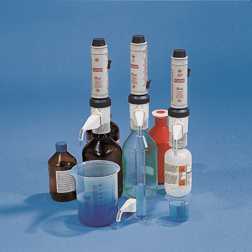 Dispensador sobre frasco de laboratorio - DOSIPET  - Kartell S.p.A. - de volumen regulable