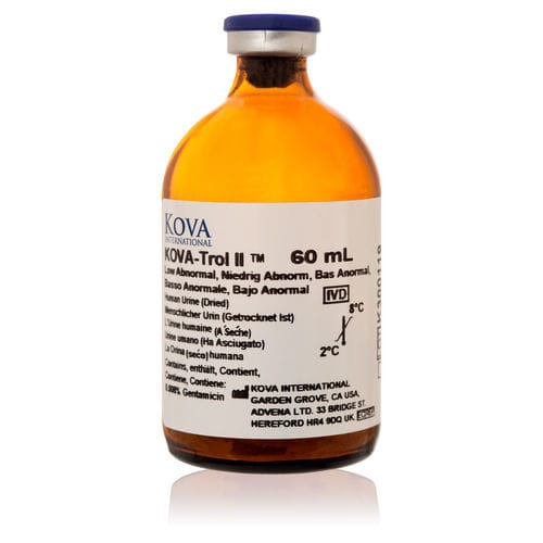 Reactivo de microalbúmina - KOVA-Trol® - Kova International, Inc. - de control de calidad / para análisis de orina / liofilizado