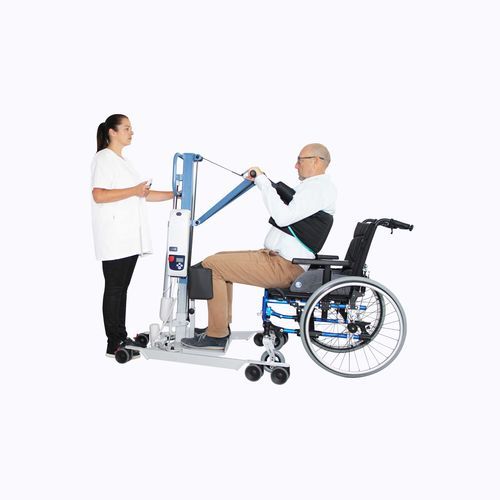 Elevador de pacientes eléctrico - EASYLEV XL - Nausicaa Medical - con ruedas / bariátrico / elevadora