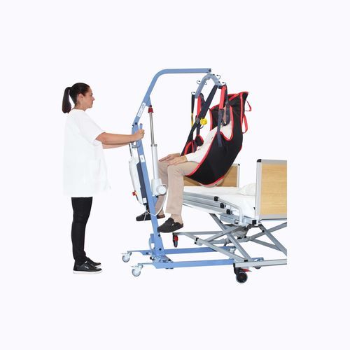 Elevador de pacientes eléctrico - BLUE FLYER - Nausicaa Medical - manual / con ruedas / elevadora