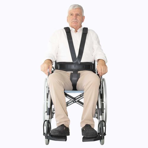 Correa de sujeción para silla de ruedas - CSYP2HP-PF-80 - Nausicaa Medical - para el cuerpo / pélvico