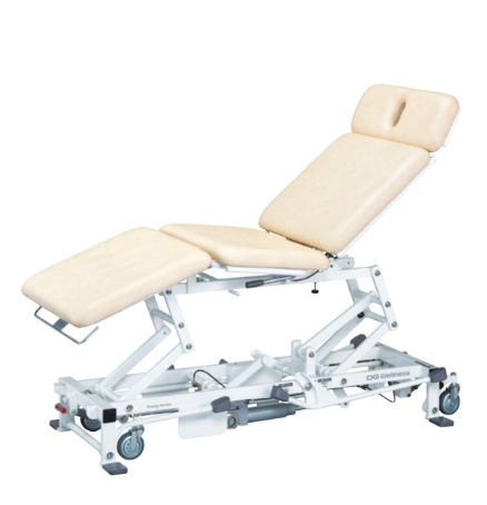 Mesa de reconocimiento de fisioterapia - UA-740 - OG Wellness Technologies - hidráulica / de altura variable / de 4 secciones