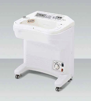 Bañera de hidromasaje miembros superiores - HK-121 - OG Wellness Technologies - con ruedas