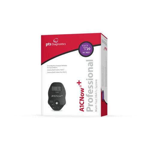 Medidor de glucosa con disparador de lancetas - A1CNow® - PTS Diagnostics - inalámbrico