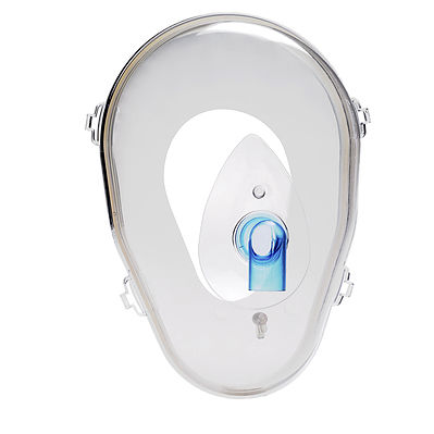 Máscara de ventilación de silicona - BITRAC® SHIELD - Pulmodyne - de un solo uso / transparente