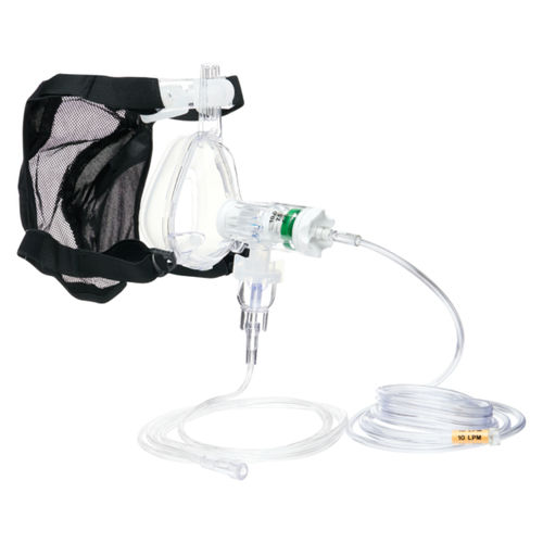 Máscara de ventilación CPAP - GO-PAP ™ - Pulmodyne - de un solo uso / transparente / ajustable