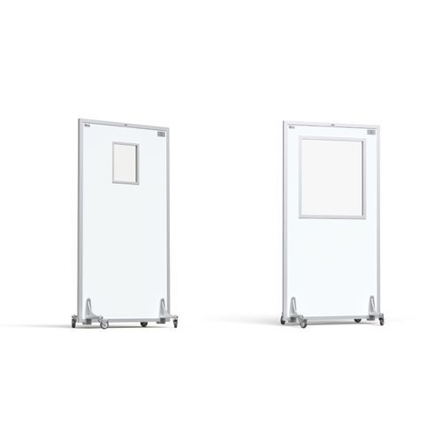 Pantalla de radioprotección rayos X - Rego X-ray - portátil / con ventanas / 2,00 mm