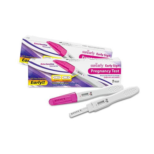 Prueba rápida de embarazo - Surearly™ - Sugentech, Inc. - de hCG / de tipo cassette