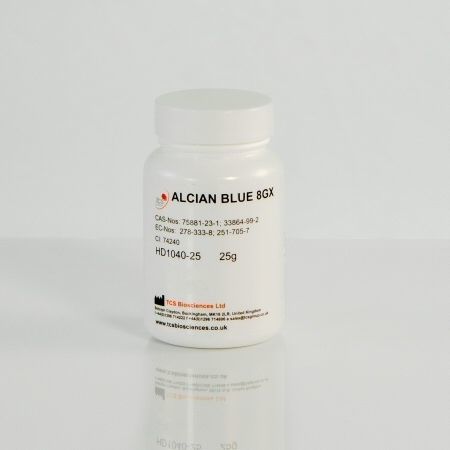 Reactivo colorante - Alcian Blue 8GX - TCS Biosciences Ltd - para microbiología / líquido