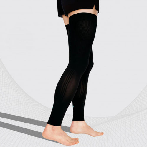 Calcetines de compresión para la prevención del tromboembolismo venoso - ELAST 0403 Active - Tonus Elast - unisex / negro