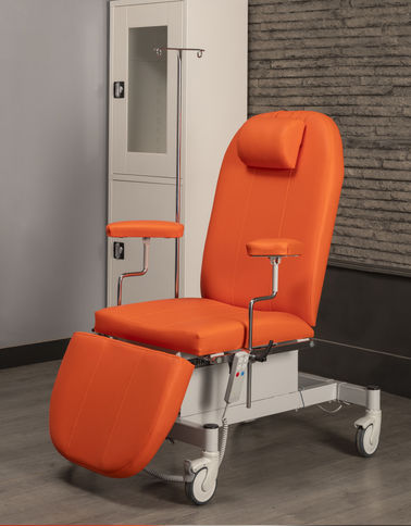 Sillón para extracción de sangre alimentado por batería - TM-A 1022  - Turmed - de 3 secciones