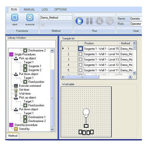 Software de gestión - HTAPREP - HTA - de control / para automatización de laboratorio / de laboratorio