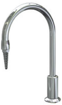 Grifo para lavabo - 50110-SF - HEMCO - de metal / de cuello de cisne